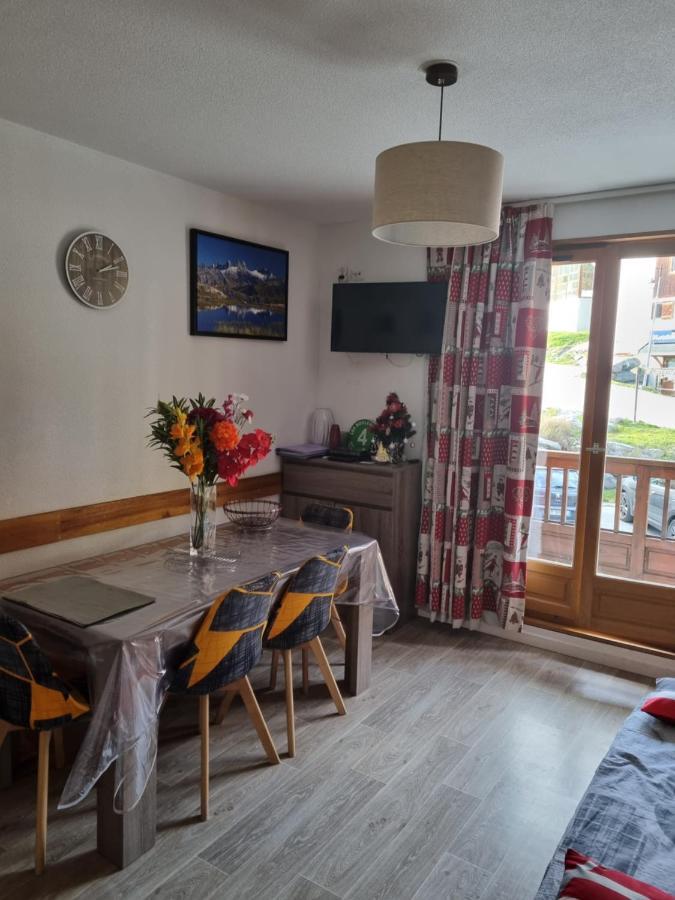 Agreable Appartement De 6 Pers Au Pieds Des Pistes ,Wifi Gratuit A Saint-Sorlin-D'Arves Labelise 3 Etoiles Au Gite De France Bagian luar foto
